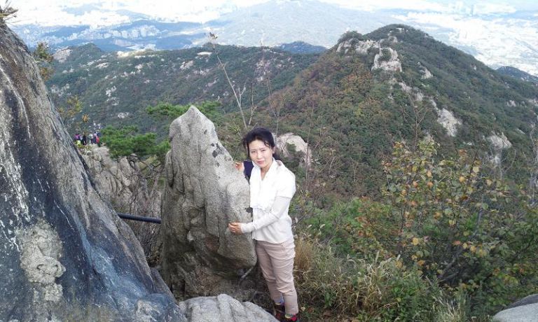 산기도를 위해 등산