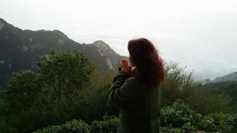 중국 태산 기도