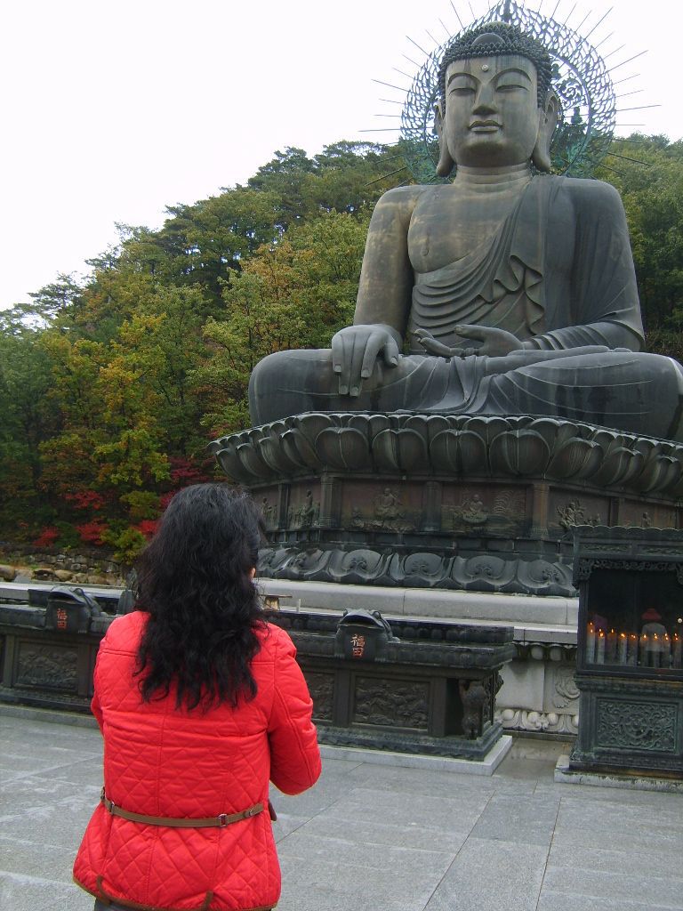설악산 입구 사찰기도